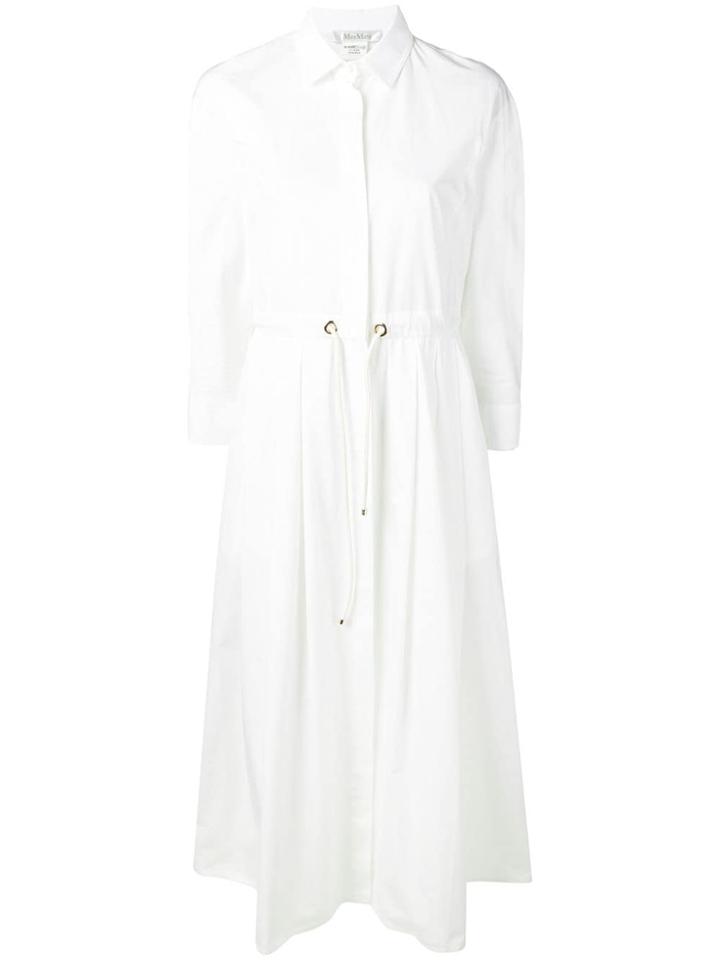 Max Mara Midi Shirt Dress - White