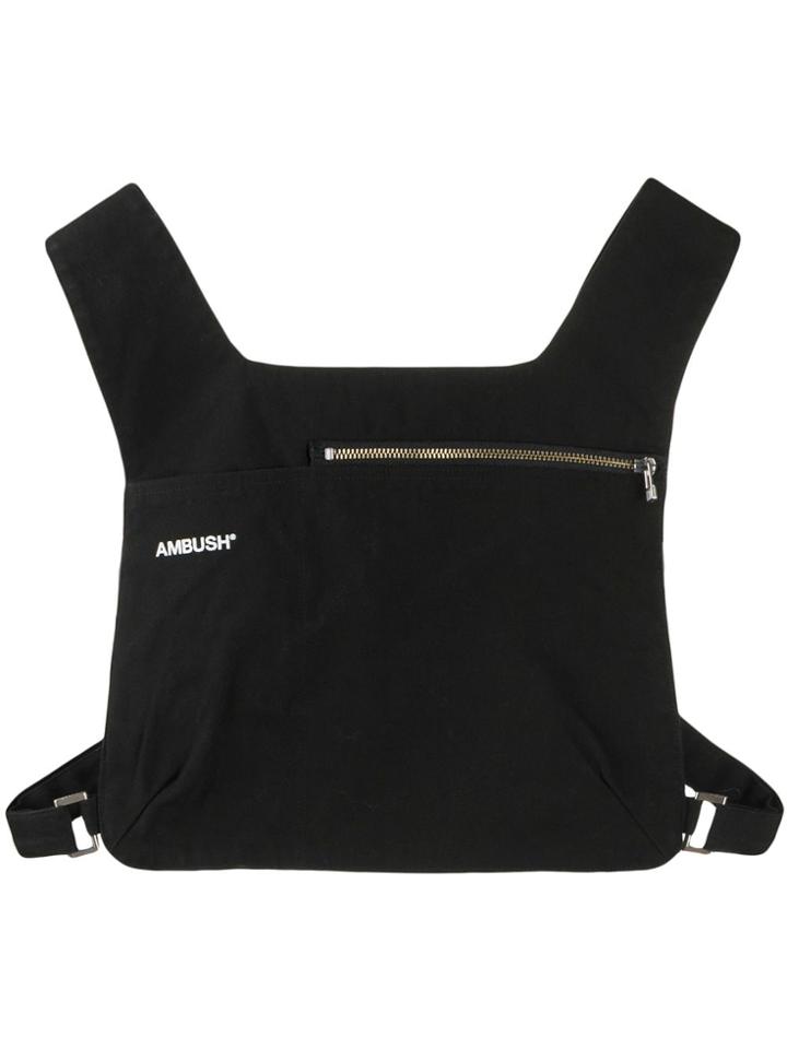 Ambush Cropped Chest Vest - Black