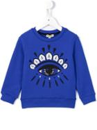 Kenzo Kids 'eye' Sweatshirt, Girl's, Size: 10 Yrs, Blue