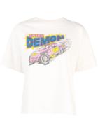 Re/done Speed Demon Printed T-shirt - White