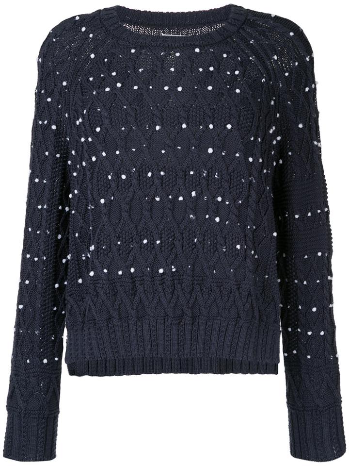 Coohem Pon Pon Knit Pullover - Blue