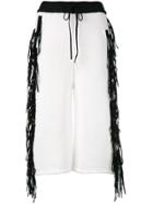 Joseph Fringe Trim Culottes - White
