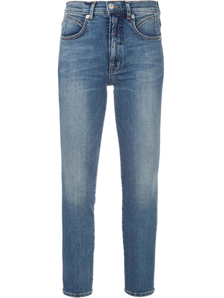 Adaptation Logo Patch Skinny Jeans - Blue