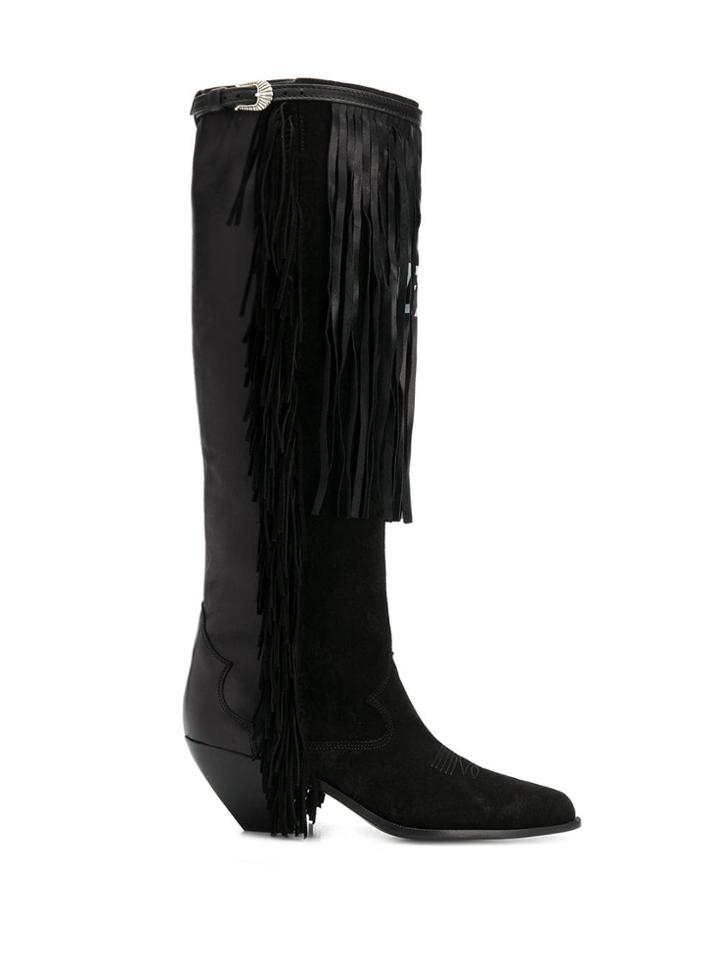 Golden Goose Tassel Detail Boots - Black