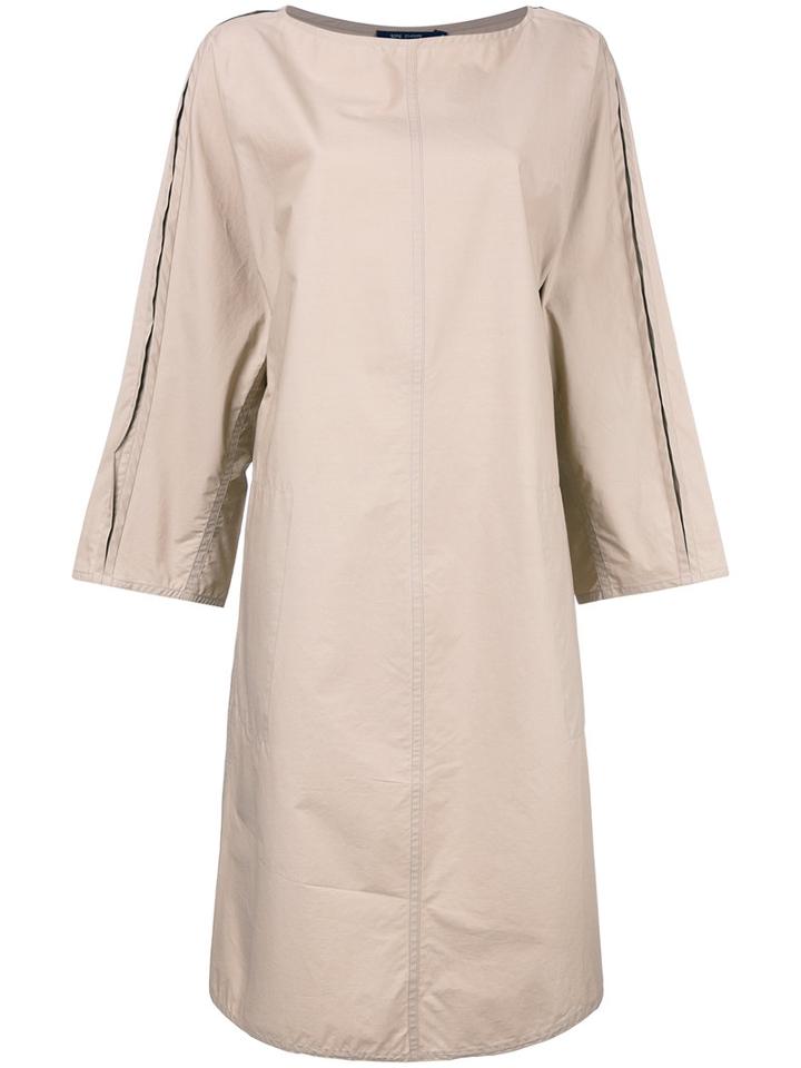 Sofie D'hoore Minimal Tunic Midi Dress, Women's, Size: 36, Nude/neutrals, Cotton