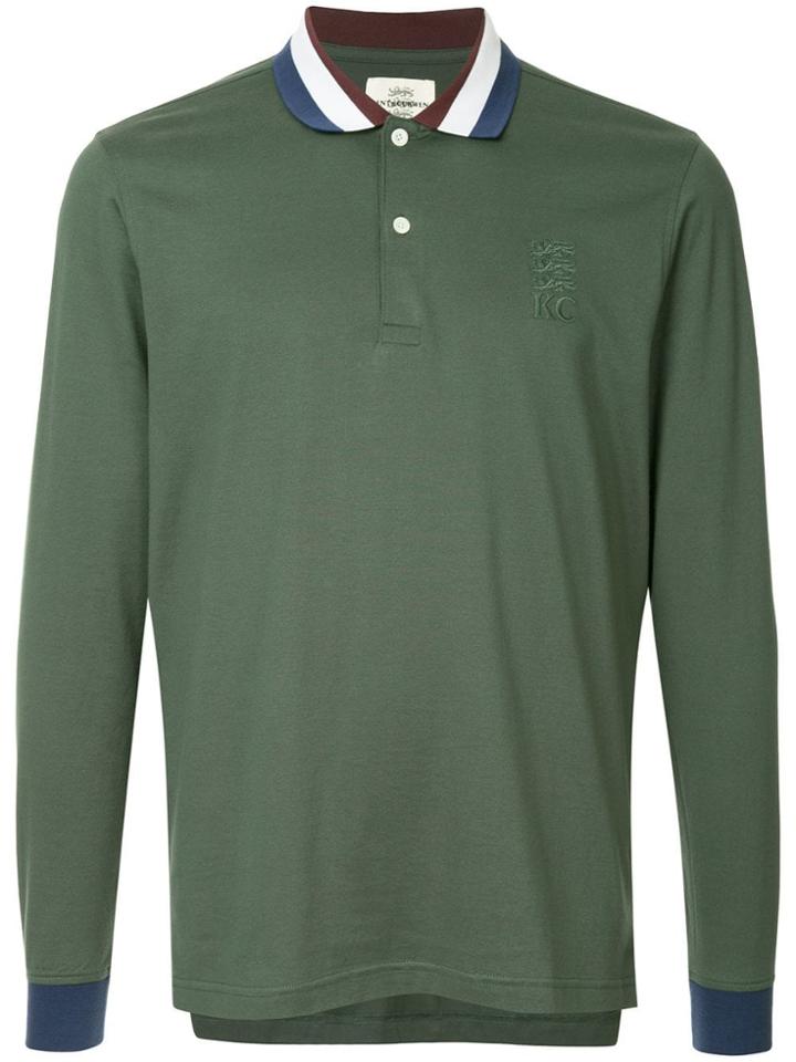 Kent & Curwen Classic Longsleeved Polo Shirt - Green