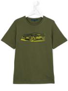 Aston Martin Kids - Car Print T-shirt - Kids - Cotton - 16 Yrs, Boy's, Green