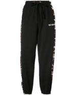 Natasha Zinko Camouflage Side Stripe Joggers - Black