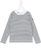 Arch & Line Striped T-shirt, Boy's, Size: 6 Yrs, White