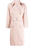 Hermès Pre-owned 1990's Trench Coat - Pink