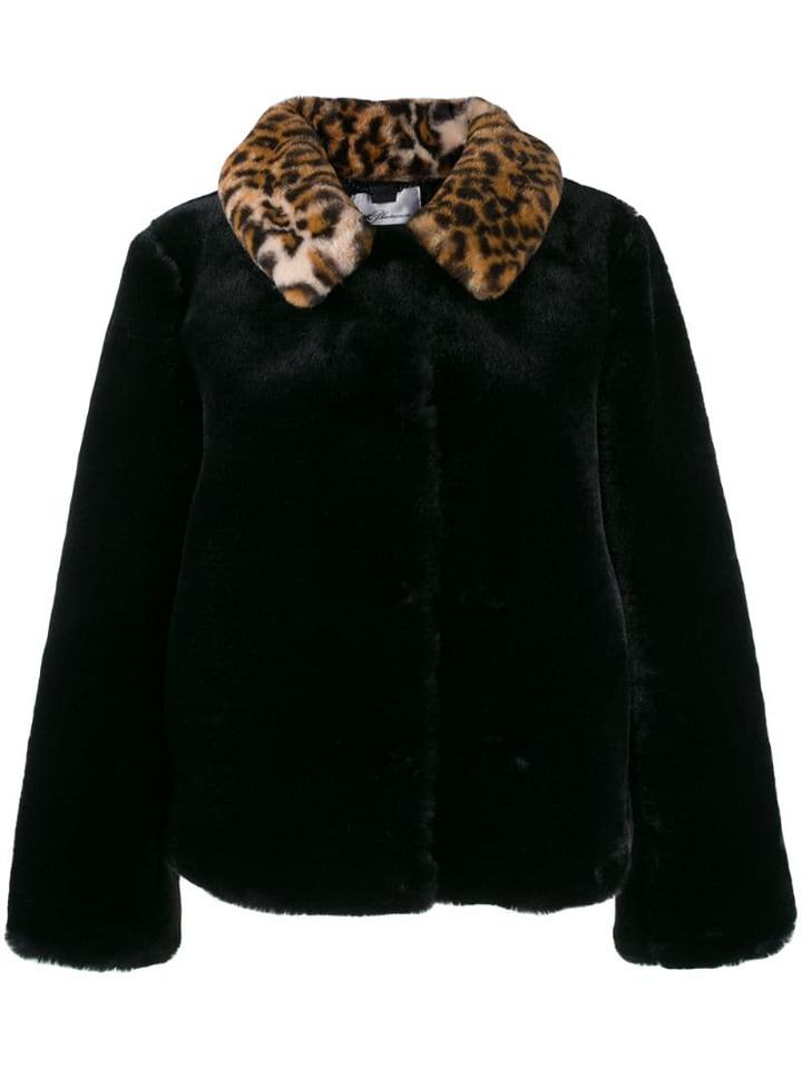 Be Blumarine Faux Fur Jacket - Black