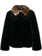 Be Blumarine Faux Fur Jacket - Black