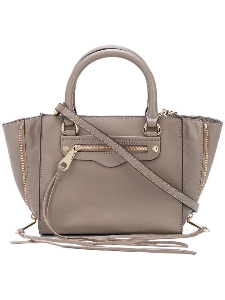 Rebecca Minkoff - Mini Regan Tote - Women - Calf Leather - One Size, Nude/neutrals, Calf Leather