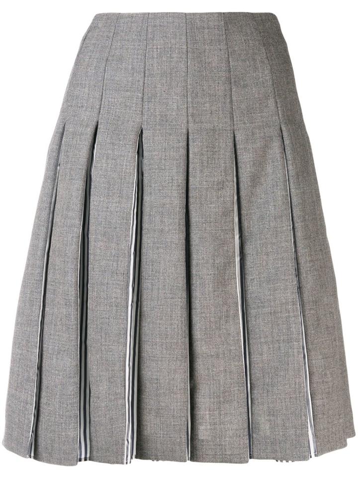 Thom Browne Insert Lining Pleated Skirt - Grey