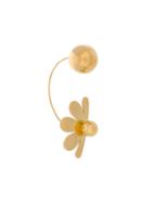 Simone Rocha Statement Flower Earring - Metallic