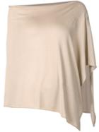 Ralph Lauren Black Asymmetric Cape Sweater