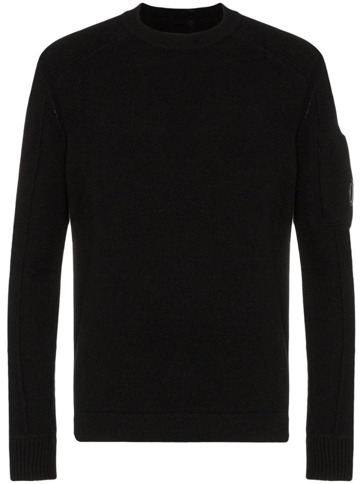 Cp Company Crew-neck Sweater - Black
