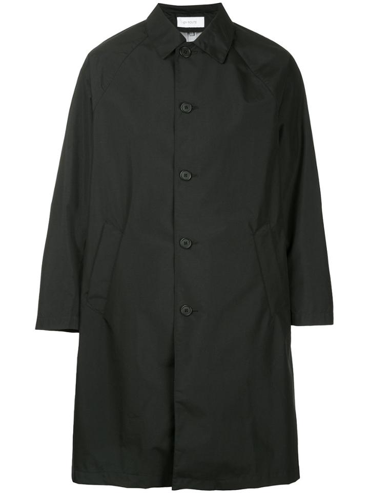 En Route Classic Fitted Coat - Black