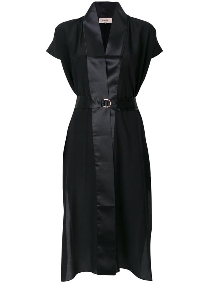 Murmur Belted Waist Coat - Black