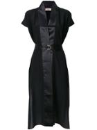 Murmur Belted Waist Coat - Black