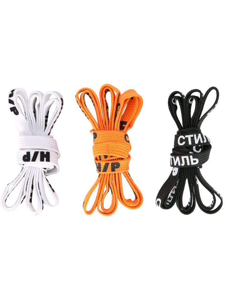 Heron Preston Shoelaces Set - Multicolour