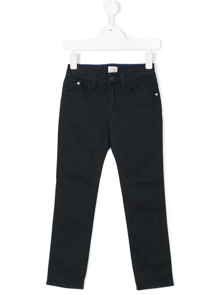 Armani Junior - Straight-leg Jeans - Kids - Cotton/spandex/elastane - 10 Yrs, Blue