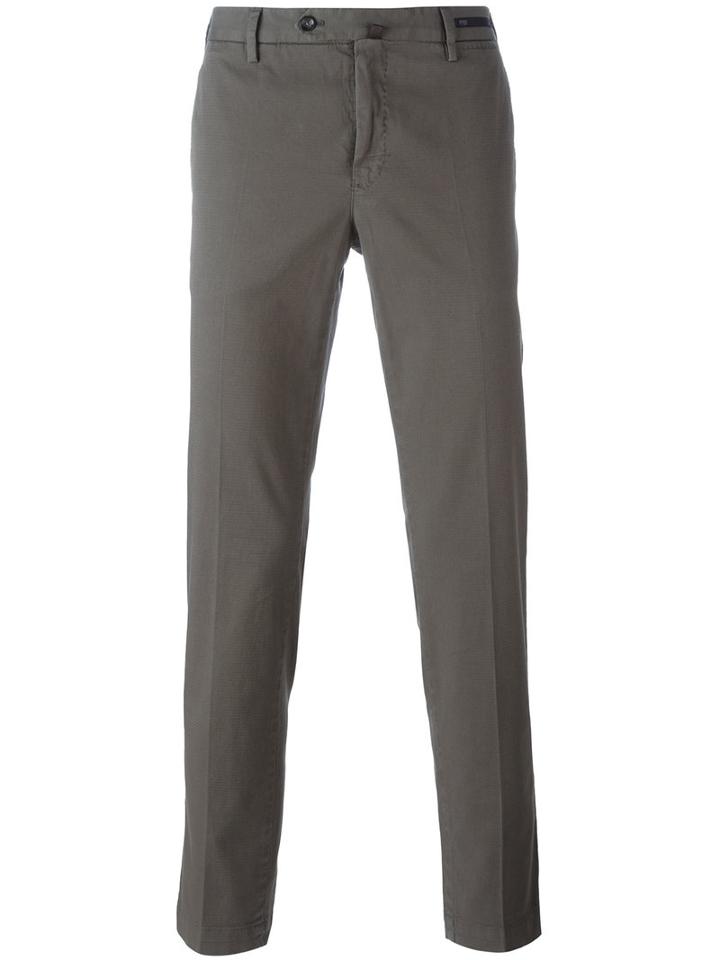 Pt01 Classic Chinos, Men's, Size: 46, Green, Cotton/spandex/elastane