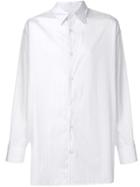 Sunnei Ripped Off Collar Shirt - Blue