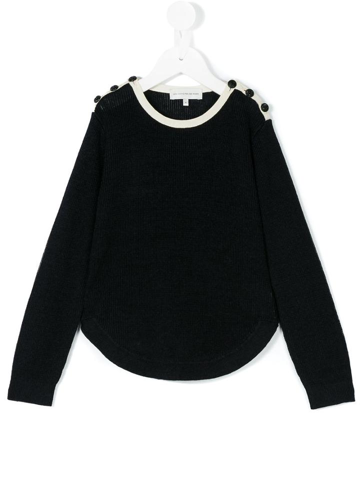 Les Coyotes De Paris - Ginette Blouse - Kids - Linen/flax/viscose - 6 Yrs, Blue