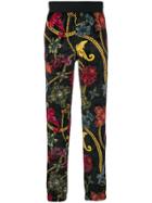 Versace Gioelleria Jetés Print Track Pants - Black