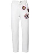 Mr & Mrs Italy Patched Slim Trousers - White