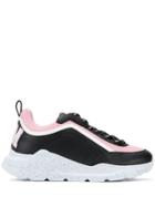 Msgm Pumped Sole Sneakers - Black
