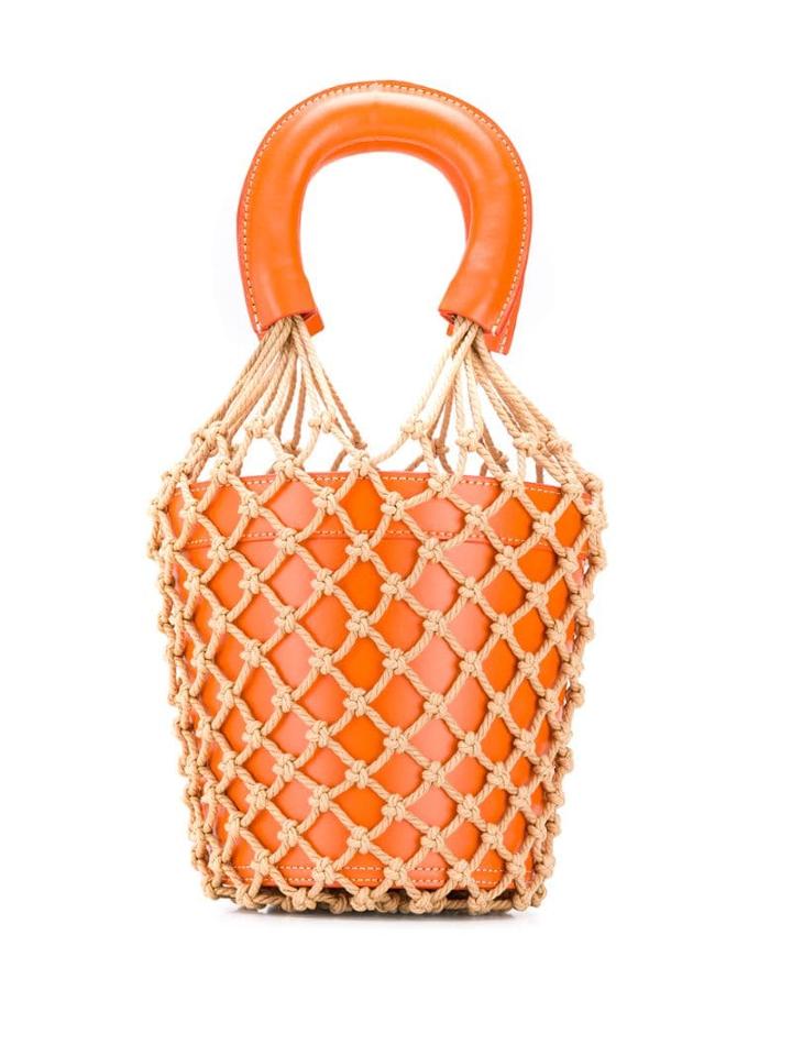Staud Moreau Bucket Bag - Orange