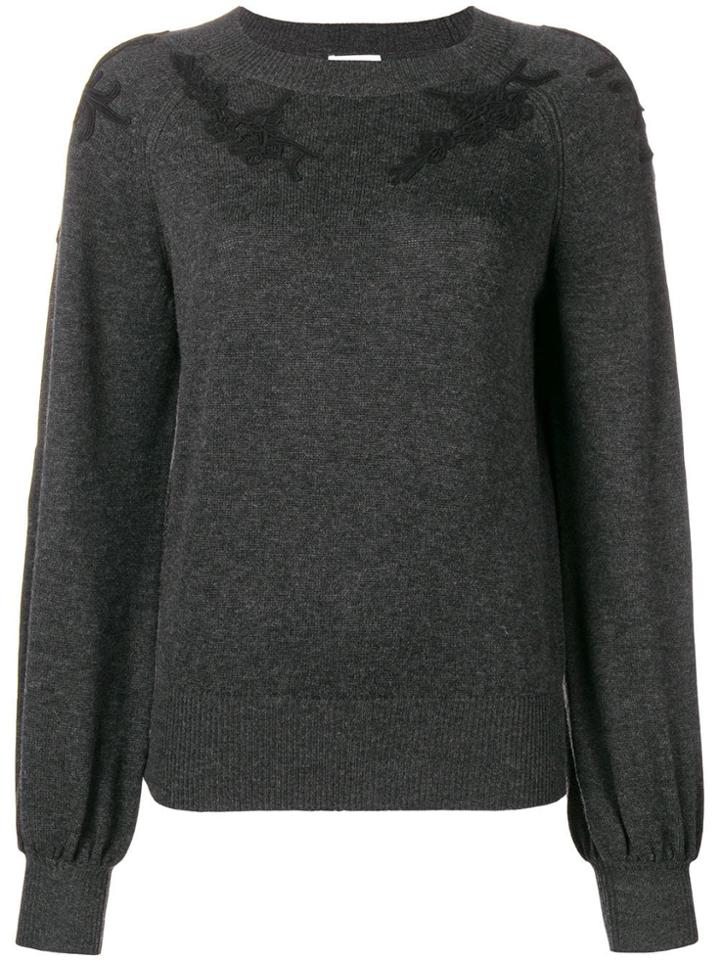 See By Chloé Bell Sleeve Jumper - Grey