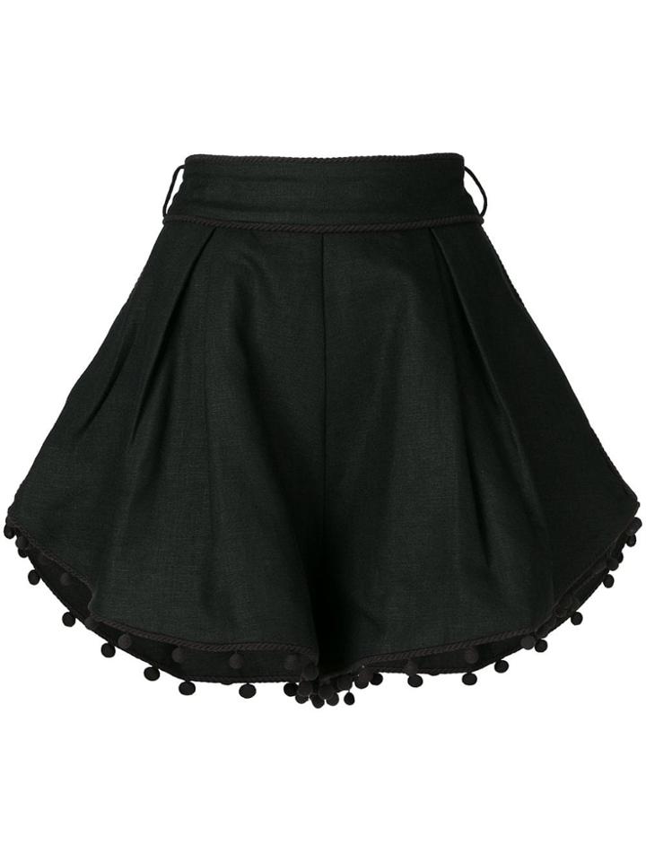 Zimmermann Corsage Shorts - Black