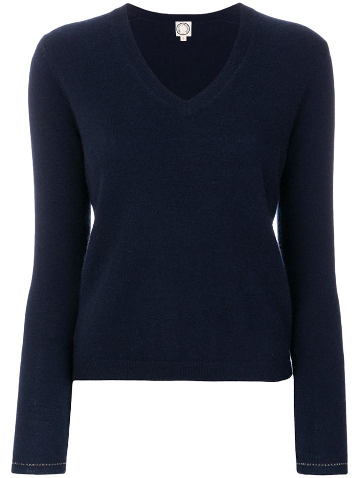 Ines De La Fressange Cashmere Knitted Sweater - Blue