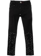 Philipp Plein Star Stud Slim Jeans - Black