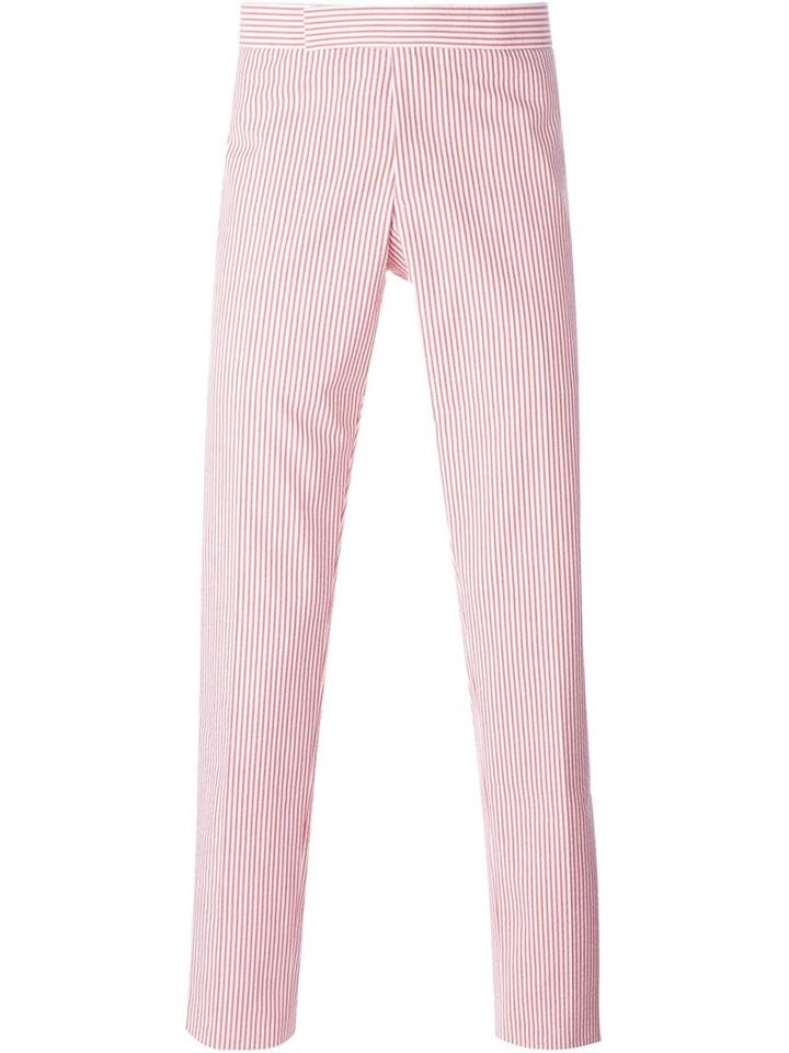 Thom Browne Striped Slim Trousers