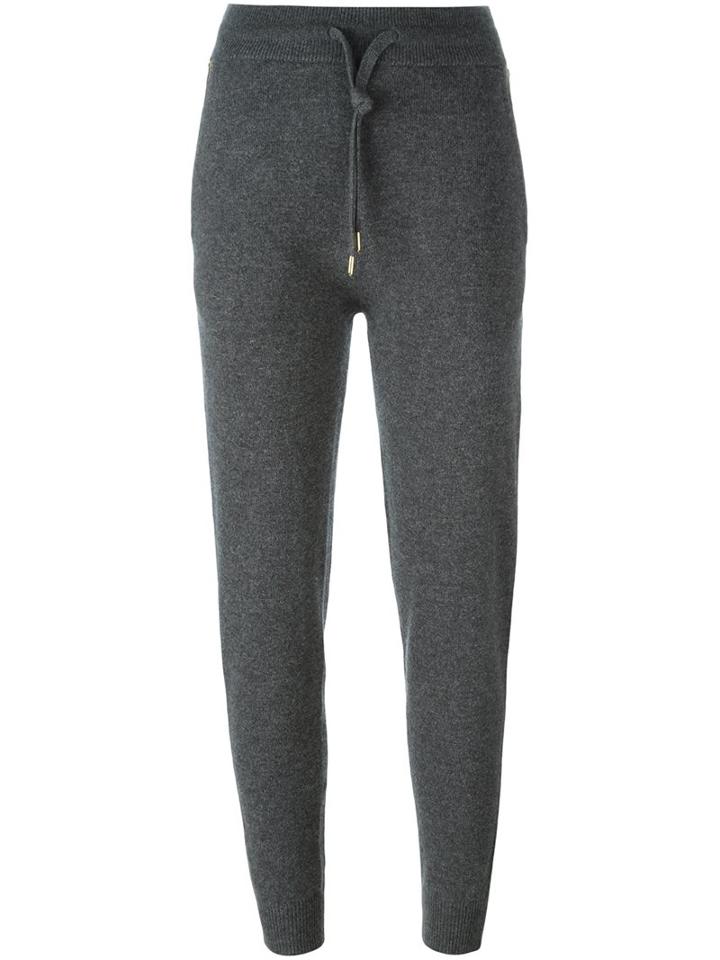 Burberry London Gold-tone Zip Track Pants