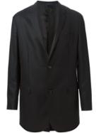 Lanvin Long Blazer, Men's, Size: 48, Black, Cupro/wool