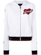 Philipp Plein - Embroidered Hooded Sweatshirt - Women - Cotton/polyester - M, White, Cotton/polyester