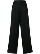 Yves Saint Laurent Vintage Palazzo Trousers - Black