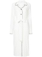 Walk Of Shame Contrast-trim Midi Dress - White