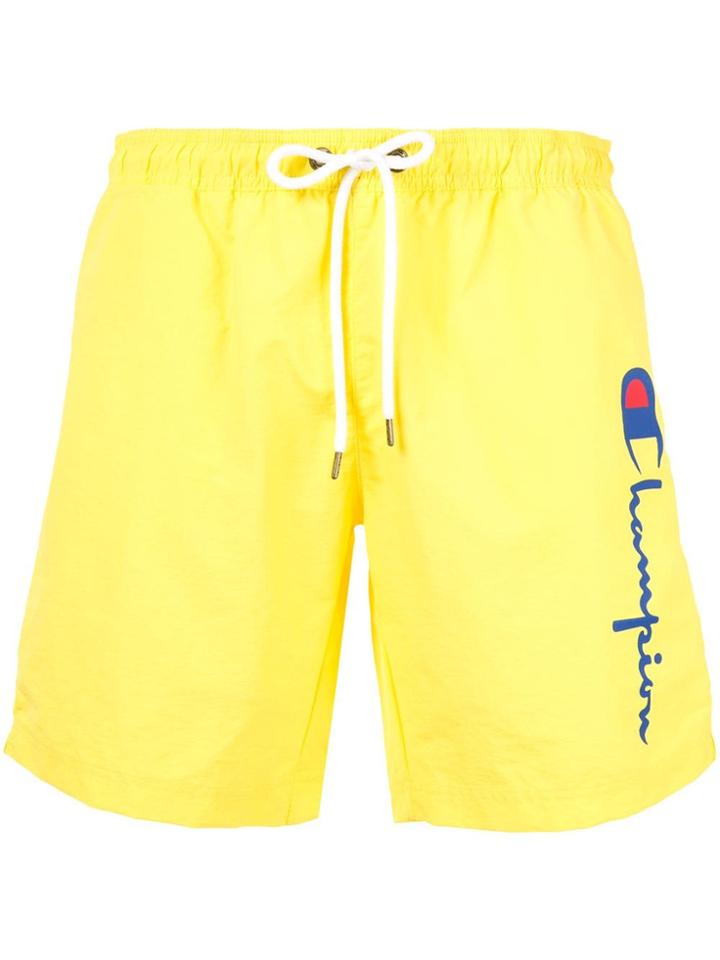 Champion Classic Brand Swim Shorts - Yellow