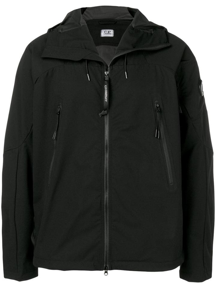 Cp Company Zipped Up Windbreaker - Black