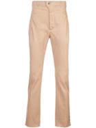 Julien David Slim-fit Chinos - Nude & Neutrals