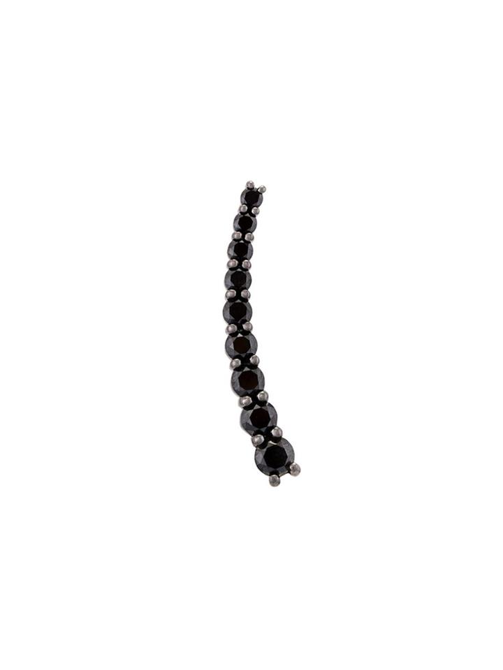 Alinka Dasha Diamond Right Side Large Slider Earring - Metallic