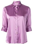 Blanca Button-up Shirt - Purple