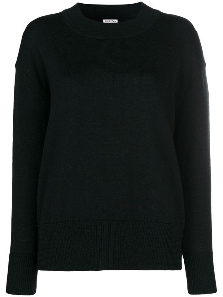 Barena Round Neck Jumper - Blue