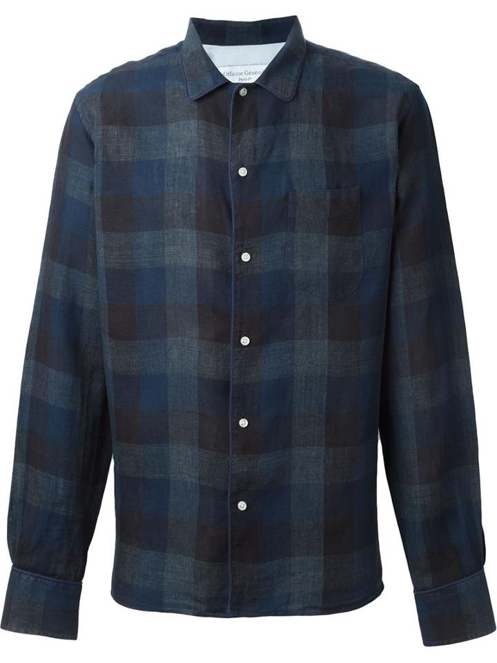 Officine Generale Checked Shirt